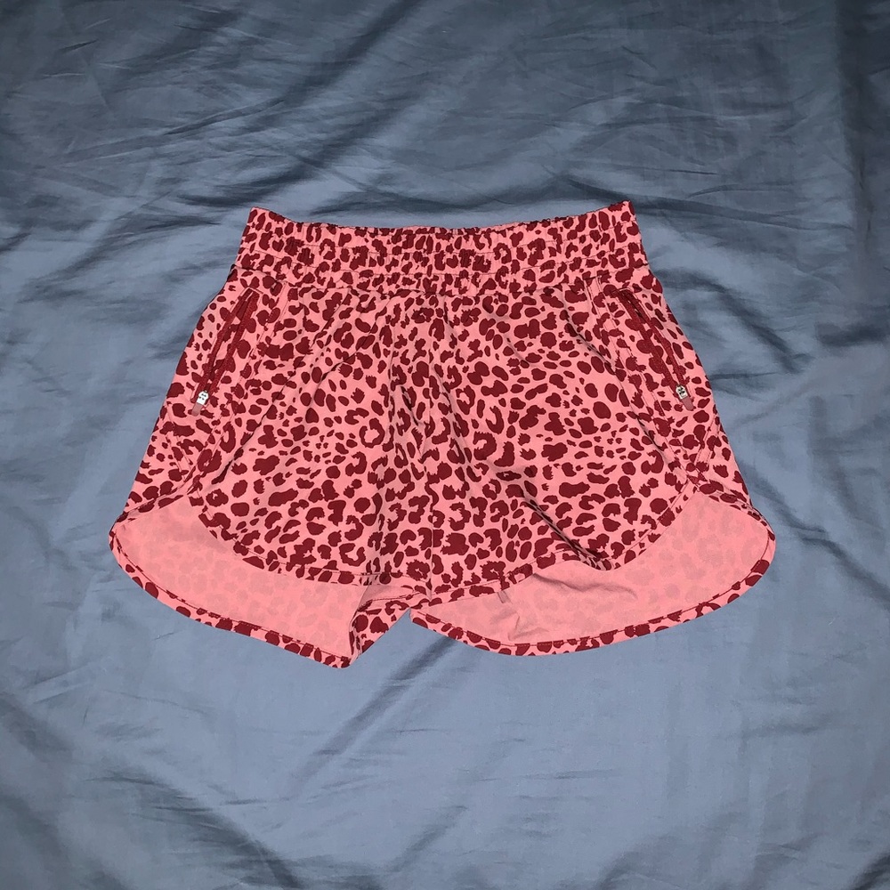 Cheetah Print Athletic Shorts
